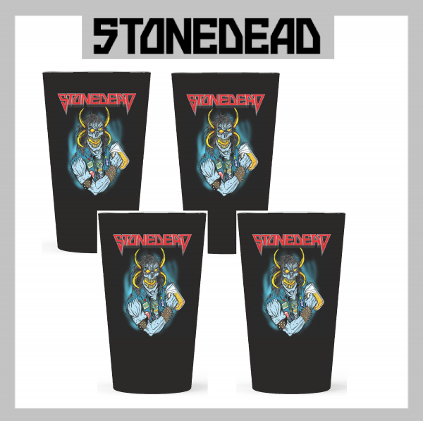 Set of 4 Stonedead "SYATB" Pint Pot 2021 version